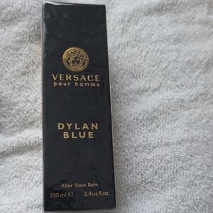 Versace Pour Homme Dylan Blue After Shave Balm - Black and Gold